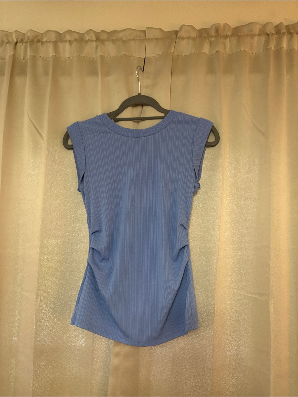 Nine West Ribbed Tank Top in Periwinkle